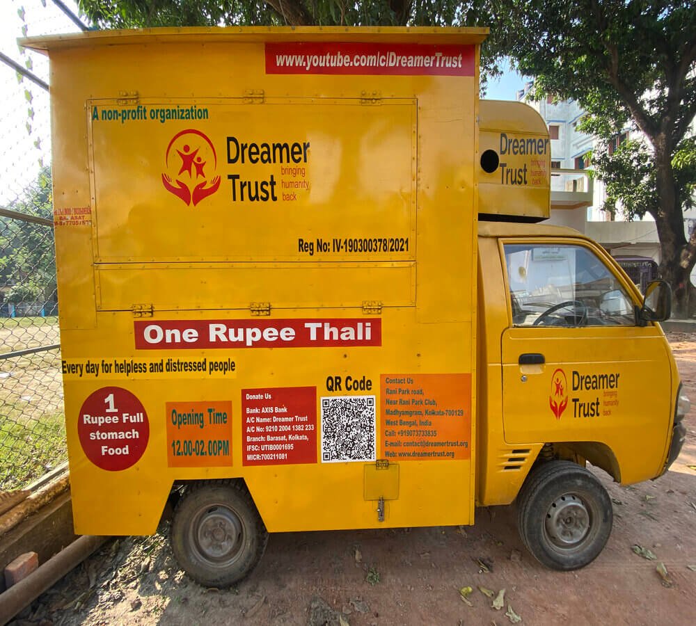 One rupees thali in India